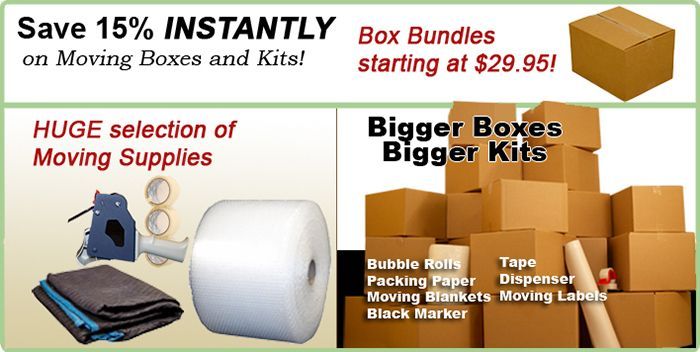 Factory Direct Moving Boxes and Supplies